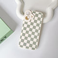iPhone 16 Case - Cute Checkerboard Lattice Design with Vibrant Colors