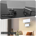 MSAFF Starlink Gen 3 Router Mount & V3 Power Supply Brackets Holder Black by Deal US