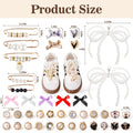 50pcs Shoe Charms for Sneakers & Accessories - DIY Shoe Lace Pearl Rhinestone Br