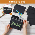 Silunkia Black Blank Greeting Cards 4x6 Heavyweight Flat Cardstock 20 Pack by Deal US