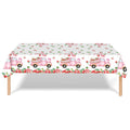 PHOGARY 3 PCS Strawberry Tablecloth Plastic Party Decor Pink 108x54in by Deal US