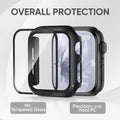 Butifacion Slim Braided Nylon Band Case for Apple Watch 40-46mm Black by Deal US