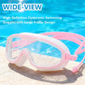 DCRWVCTON Adult Swim Goggles 2 Pack Anti-Fog Leak-Proof Clear with Ear Plugs by Deal US