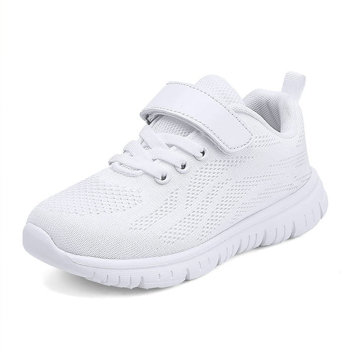 Sypsfwco Boys Girls Sneakers Mesh Breathable Lightweight Black Size 5 US by Deal US