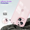 Slim Clear Case For Iphone 15 Iphone 14 Iphone 13 Case, Transparent Hybrid Hard