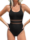 CUPSHE Womens One Piece Swimsuit Scoop Neck Bathing Suit Double Straps , Medium by Vanessa Jane
