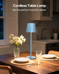 GOODEA Cordless Table Lamp 6000mAh Rechargeable 3 Color Dimmable White by Deal US