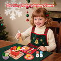 Commodum Kids Wooden Play Cooking Set Advent Calendar 24 Days Xmas Gifts by Deal US