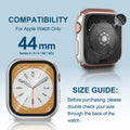 YIJDACASE Apple Watch SE/SE2/SE3 Series 4-6 44mm Silver Case Cover by Deal US