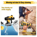MirrorZone Paint Sprayer Tool 800W Electric Spray Gun Yellow for Furniture by Deal US