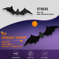 PFAMKEER Halloween Bat Stickers 120pcs 3D Black PVC Various Sizes by Deal US