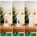 Little Glee Christmas Lantern LED Music Holiday Decoration Angel Tree Resin by Deal US