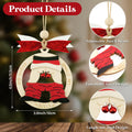 Shzbtdo Naughty Wooden Christmas Tree Ornament 2025 Multi Color Standard Size by Deal US