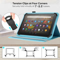 Universal 7 inch 8 inch Tablet Case,360 Degree Rotatable Kickstand Multiple View