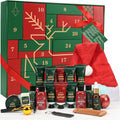 Advent Beauty Calendar 2025 Men Beard Care Skincare 24 Day Christmas Countdown by Deal US