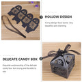 BESTOYARD Halloween Hollow Die-Cut Candy Boxes Black 8.27x4.53in 50pcs by Deal US