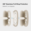 In 1 Case Cover For Airpods Max, Clear Tpu Ear Cup Protectors & Silicone Earpad