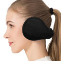 Venswell Knit Ear Muffs Winter Soft Fleece Adjustable Zz-black+white 2 PCS by Deal US