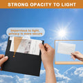 Silunkia Black Blank Greeting Cards 4x6 Heavyweight Flat Cardstock 20 Pack by Deal US