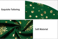 DiBanGu Mens Christmas Long Sleeve Button Down Shirt Green Gold Snowflake Size S by Deal US
