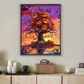 LKHMVCA Halloween Pumpkin Tree Diamond Painting Kit 11.8x15.7 Inch by Deal US