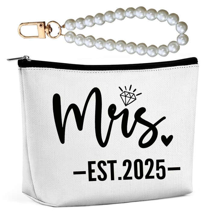 Cyntan Mrs Makeup Bag Bridal Shower Engagement Wedding Bachelorette Gift by Deal US