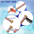 HayEastdor 50PCS 1/2" PEX Cinch Crimp Clamp Rings 304 Stainless Steel by Deal US