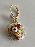 Betsey Johnson Gold Tone Stand Mixer and Cherry Pie Slice Baby Cakes Drop Earrin by Vanessa Jane