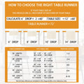 XCHI Fall Football Pumpkin Maple Leaves Table Runner Colored 13x108 Inch by Deal US