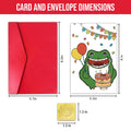 GYYsweetus Frog Happy Birthday Card Cute Cartoon Animal Gift Idea by Deal US
