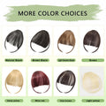 Maforsoon Clip in Bangs Fake Bangs for Women Medium Yellow Straight Hair by Deal US