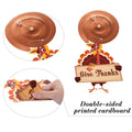 Blulu Thanksgiving Hanging Swirls Decorations Turkey Pumpkin Maple 30 Count by Deal US