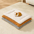 SOMAHE 3D Snow Fleece Small Animal Bed Grey 10x13.7x1 Inch by Deal US