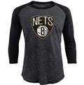 NBA New Jersey Nets Mens Premium Triblend 3/4 Sleeve Raglan, Size XL by Vanessa Jane