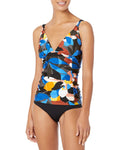 Calvin Klein Womens Standard Barbell Tankini Top, Size XL by Vanessa Jane