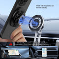 Magnetic Phone Ring Holder — Dual-Sided Finger Grip Kickstand for iPhone 17/16/1