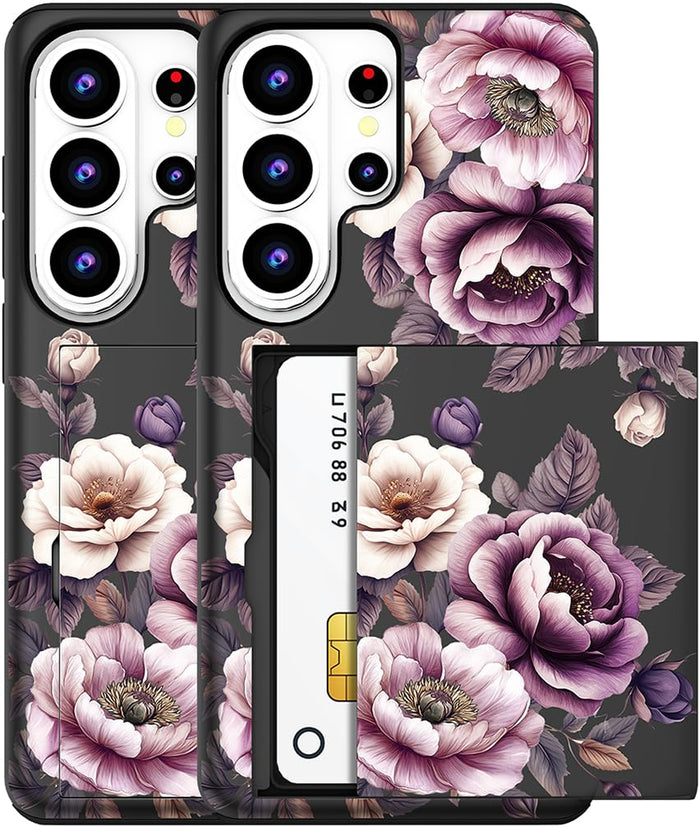 Compatible for Samsung Galaxy S26 Ultra Case with Card Holder Cute - Kawaii Desi