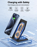 Charger, Nanami Wireless Charging Stand Compatible Iphone 17/17 Air/16/15/15 Pro