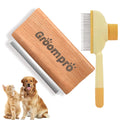 Groompro Deshedding Brush Dog & Cat Hair Removal Tool L 5.3 inch by Deal US