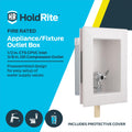 Holdrite 3/8" OD Compression Fixture Outlet Box Fire Rated 1/2" CTS CPVC by Deal US