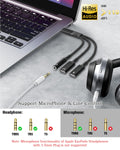 tiavalmax USB C Splitter 3.5mm Headphone Charger Adapter 60W PD Fast Black by Deal US