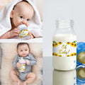 Outus 40pcs Sunflower Baby Shower Water Bottle Labels Floral Waterproof by Deal US