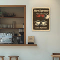 HTTART Vintage Coffee Canvas Wall Art 12x16 Set of 2 Retro Brown by Deal US