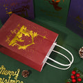 Bolsome 24Pcs Christmas Nativity Gift Bags Red Green Blue Gold Foil by Deal US