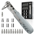 17in1 Right Angle Ratcheting Screwdriver Set, [Bearing Steel] 36-Tooth Mini Ratc