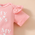 Mikccer Baby Girl Ruffle Romper & Floral Pants Set with Headband Pink Size 0-3M by Deal US
