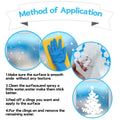 MISS FANTASY Christmas Window Clings 10 Sheets White Snow Scene Decorations by Deal US