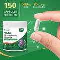 BestBy02/27 PWERD NAD+ Trans Resveratrol 1000mg 150 Capsules Supplement by Deal US