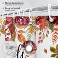 MEHOFOND Fall Pumpkin Watercolor Shower Curtain 72x72 Inch Waterproof Hooks by Deal US