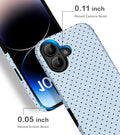 iPhone 16 Case - Cute Retro Dot Design for Women